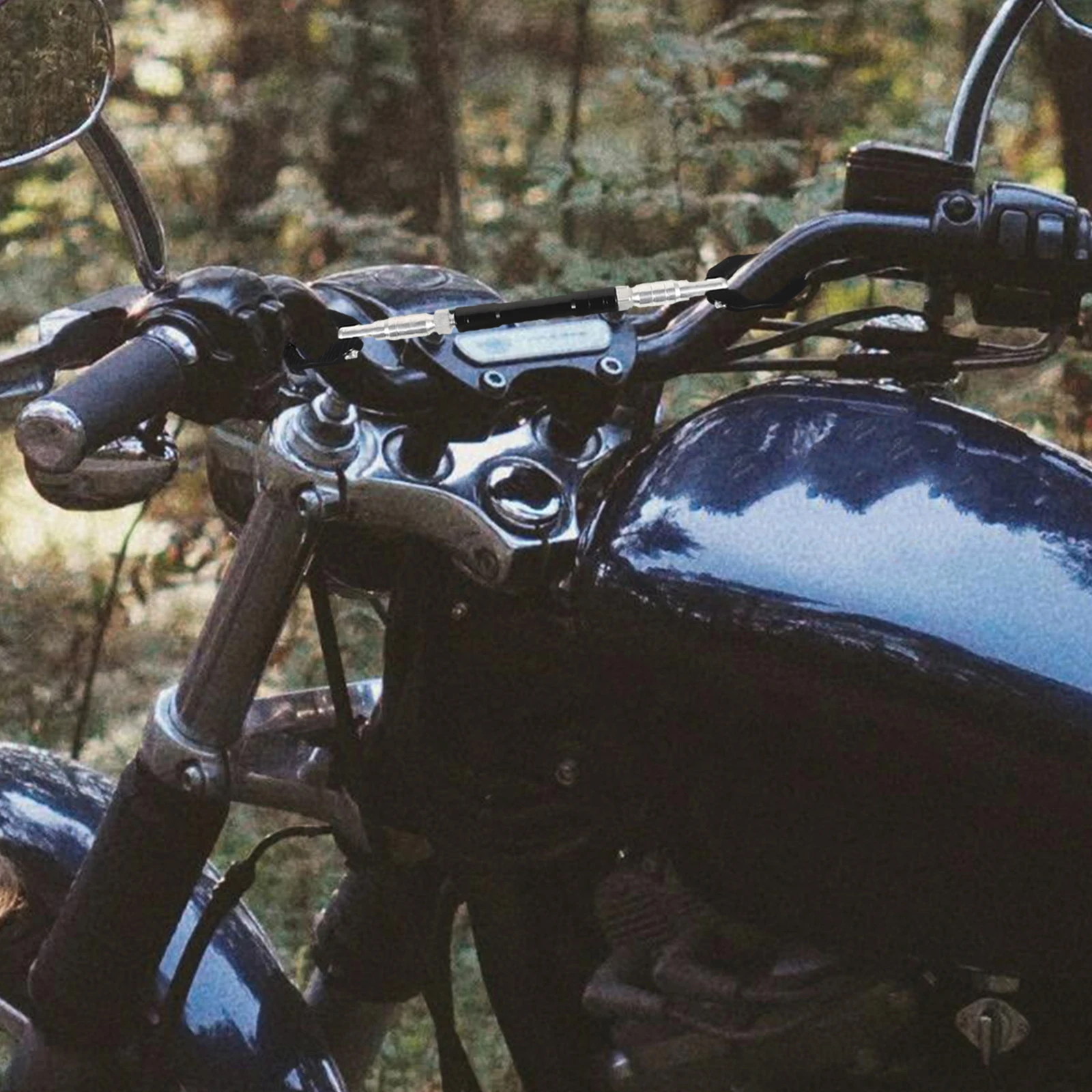

Adjustable Reinforced Motorcycle Handlebar Crossbar Black Balance Bar Modification Accessory For Various Models