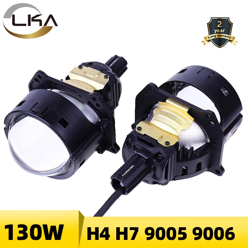 Bi-led Lenses For Headlights 3.0 inch Projector H7 H4 9005 9006 LED Car Lamp Lens  5500K  Hella G5 3R LED Lights Retrofit 70W