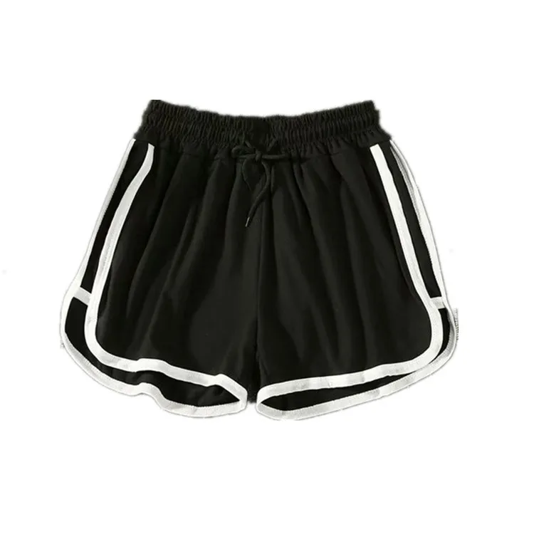 ผู้ชายกีฬาลําลอง orts วิ่ง Fitn ฤดูร้อนชายหาดหลวม Spwear กลางเอวสูงยืดหยุ่นไมโครยืดโพลีเอสเตอร์