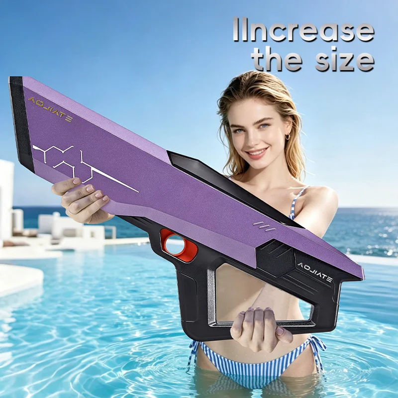 new-outdoor-battle-shooting-fully-automatic-electric-water-gun-toy-pool-grass-high-pressure-electric-water-gun-with-light-gift