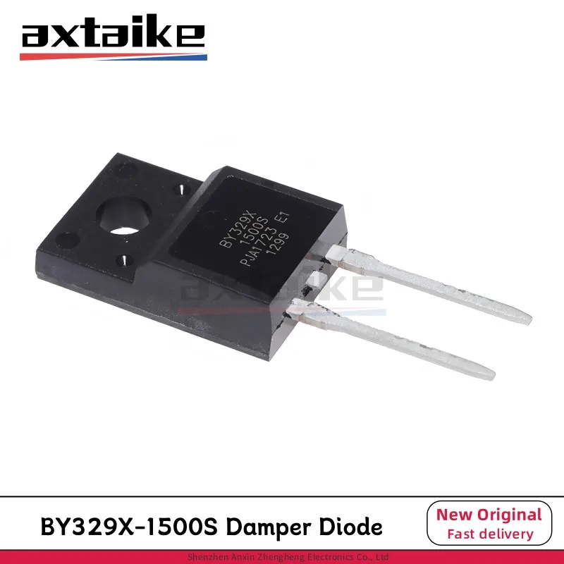 

10PCS BY329X-1500S TO-220F BY329X BY329 2Pin 6A 1500V Fast High Voltage Damper Diode