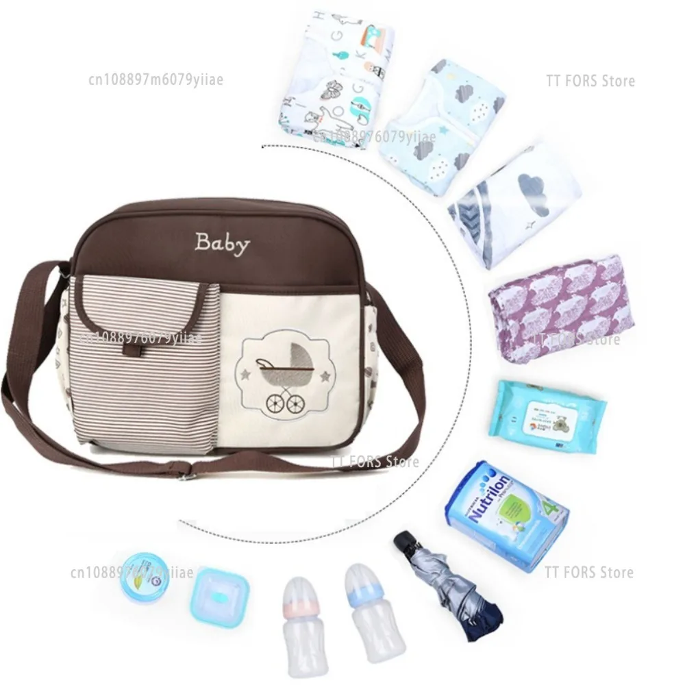 موضة جديدة الكرتون واحد الكتف قطري حفاضات الطفل حقيبة الأم حقيبة متعددة الوظائف السفر حقيبة تسوق أمي هدية #5