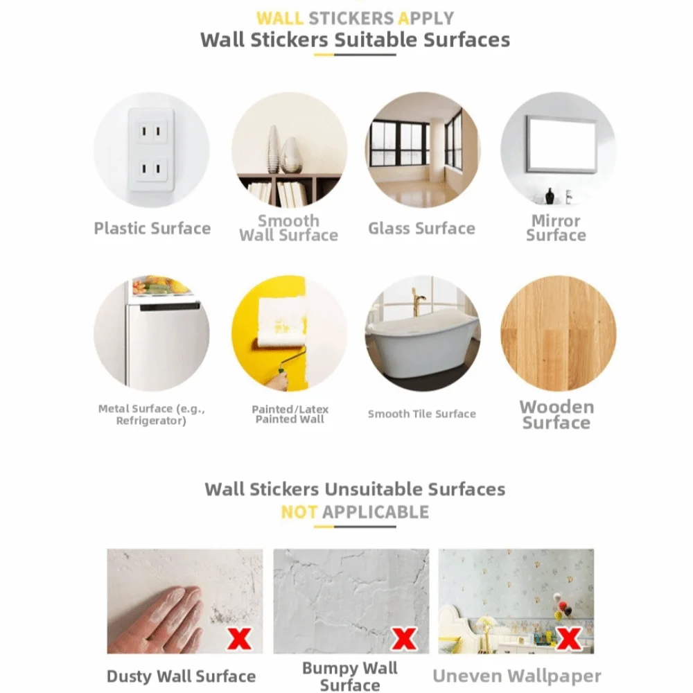New PVC Wall Decals Removable Motivational Design Pencil Wall Stickers Self-Adhesive Peel and Stick Decals For Classroom