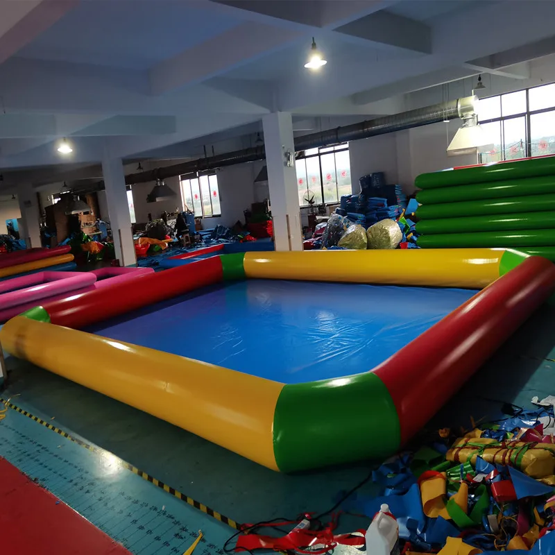 Piscina redonda inflable grande de PVC personalizada, parque de aguas profundas, combinación de Fiesta EN LA Piscina, piscinas inflables para niños, 10m, 8m