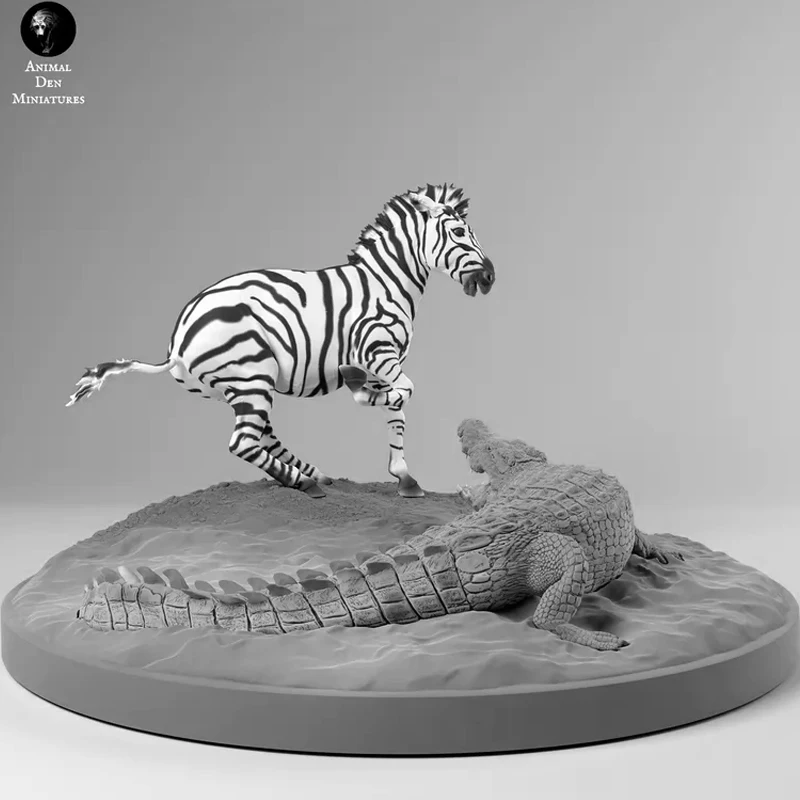 

1/35 15cm Equus quagga Hippopotamus amphibius Model Toy Modern Animals Model Gk Customize 3D Printing