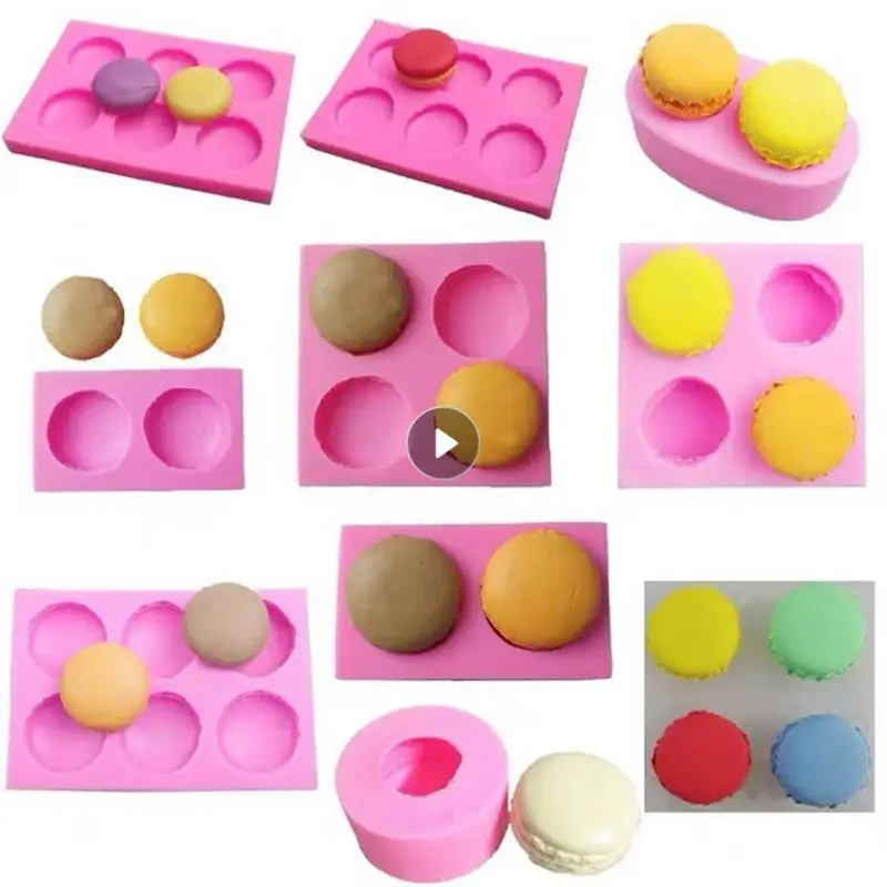 Macaroon Baking Mould Long Service Life Food Grade Macarons Shaped Baking Tool Macaron Silicone Mould Easy Clean Flexible