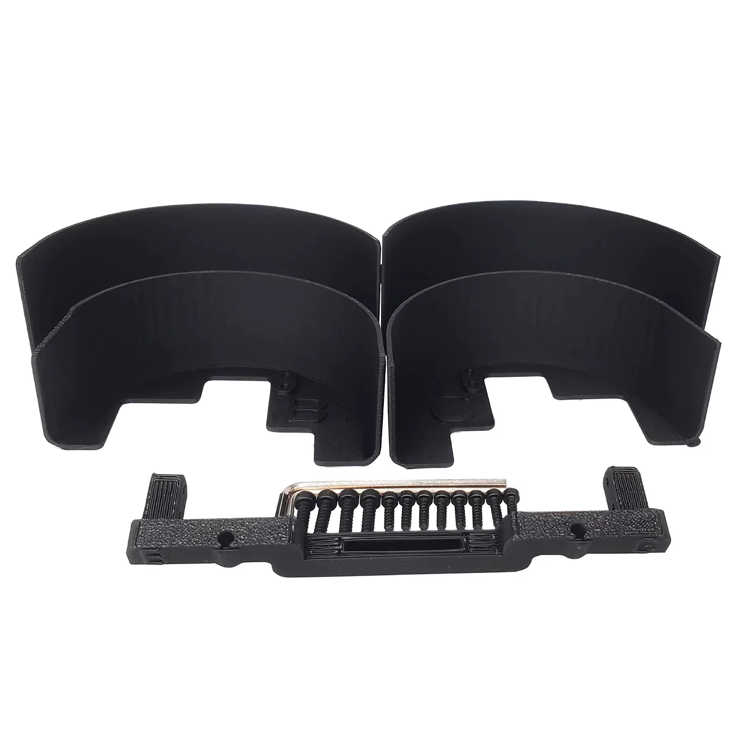 محاكاة الديكور بطانة الحاجز الأمامي والخلفي لـ MJX Hyper Go 1/14 14303 RC قطع غيار السيارات