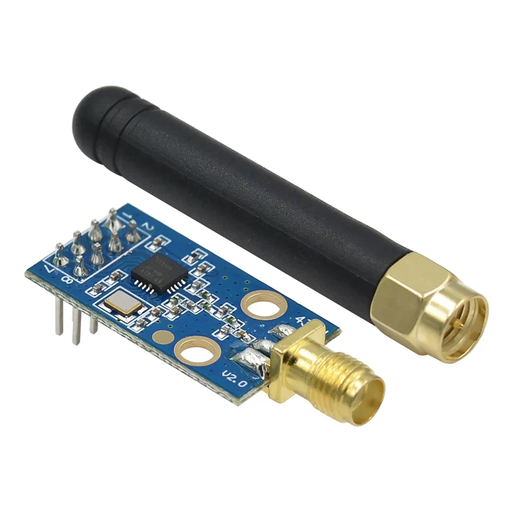 SQPP-CC1101 Wireless Module With SMA Antenna Wireless Transceiver Module For 433MHZ Enhance The Signal