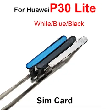 1 ks pro Huawei P30 Lite P30Lite Držák SIM karty Náhradní díly Modrá Černá 10 nejlepší prodej Slot pro SIM kartu pro Huawei P30 Lite - №1