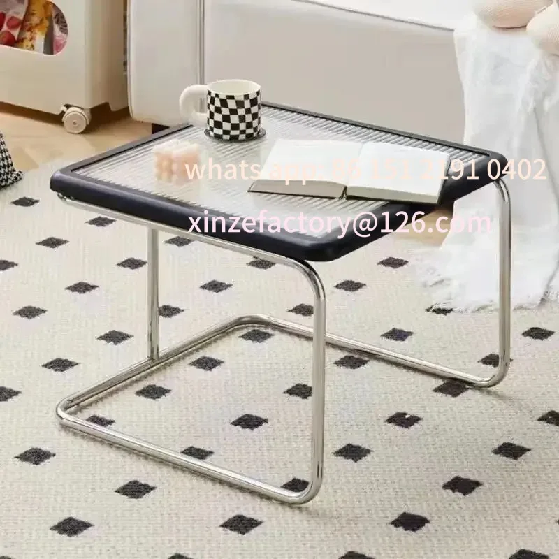 

Customizable Antique Rattan Tea Table Folding Cabinet in The Living Room Sofas Small Combination Home Luxury Simple Side Coffee