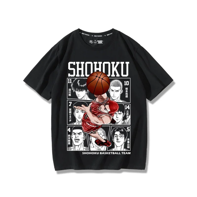 

Soura Hero Collaboration Anime Short-sleeved T-shirt for Men, 2025 Summer, Pure Cotton, Loose Fit, Half-sleeved Design