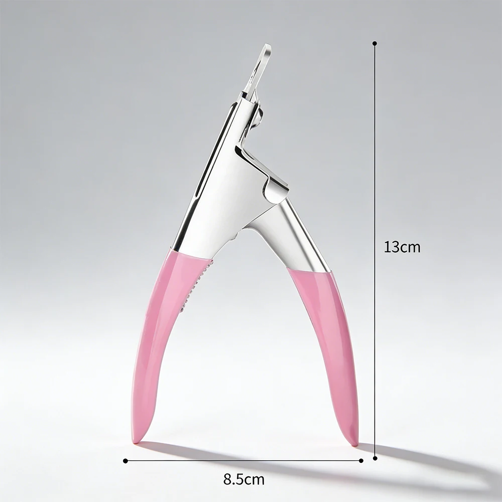 가짜 손톱깎이 U자형 팁 전문가용 손톱깎이 직선형 커터 매니큐어 플라이어 길로틴 네일 캡슐