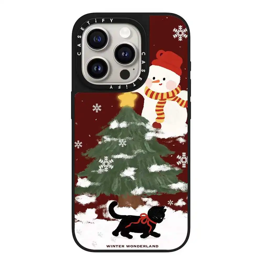 

Чехол для iPhone Miniso Snow Tree — совместимый с iPhone 17 Pro Max/15 Pro