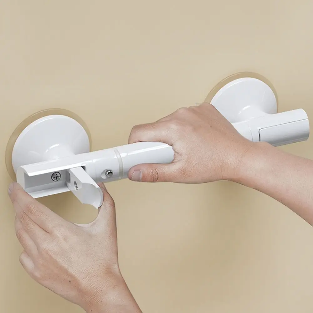 New Bathroom Grab Bar Suction Cup Toilet Safety Rail Non-slip Handle Stability Heavy Duty No Drilling for Seniors Elderly