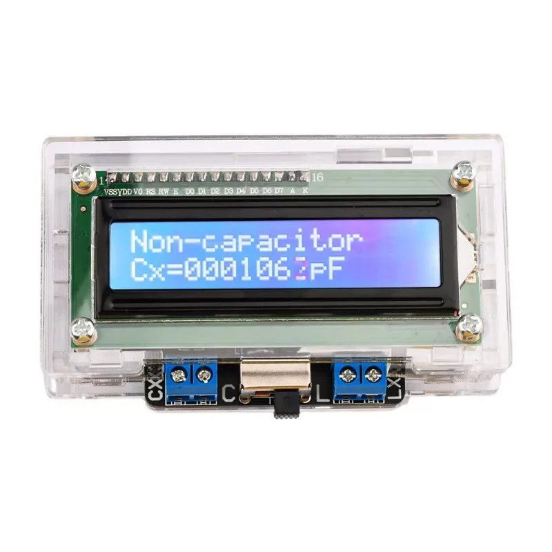 High Precision LCD Digital Capacitance Inductor Inductor Capacitance Tester Type-C USB