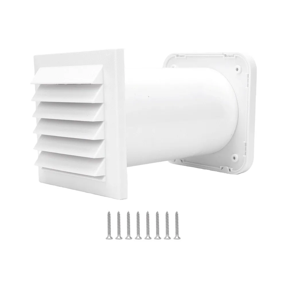 Wall Duct Cap Without Power Non Powered Wall Duct Cap With Pressure Air Outlet And Filter Screen For Home Ventilation System