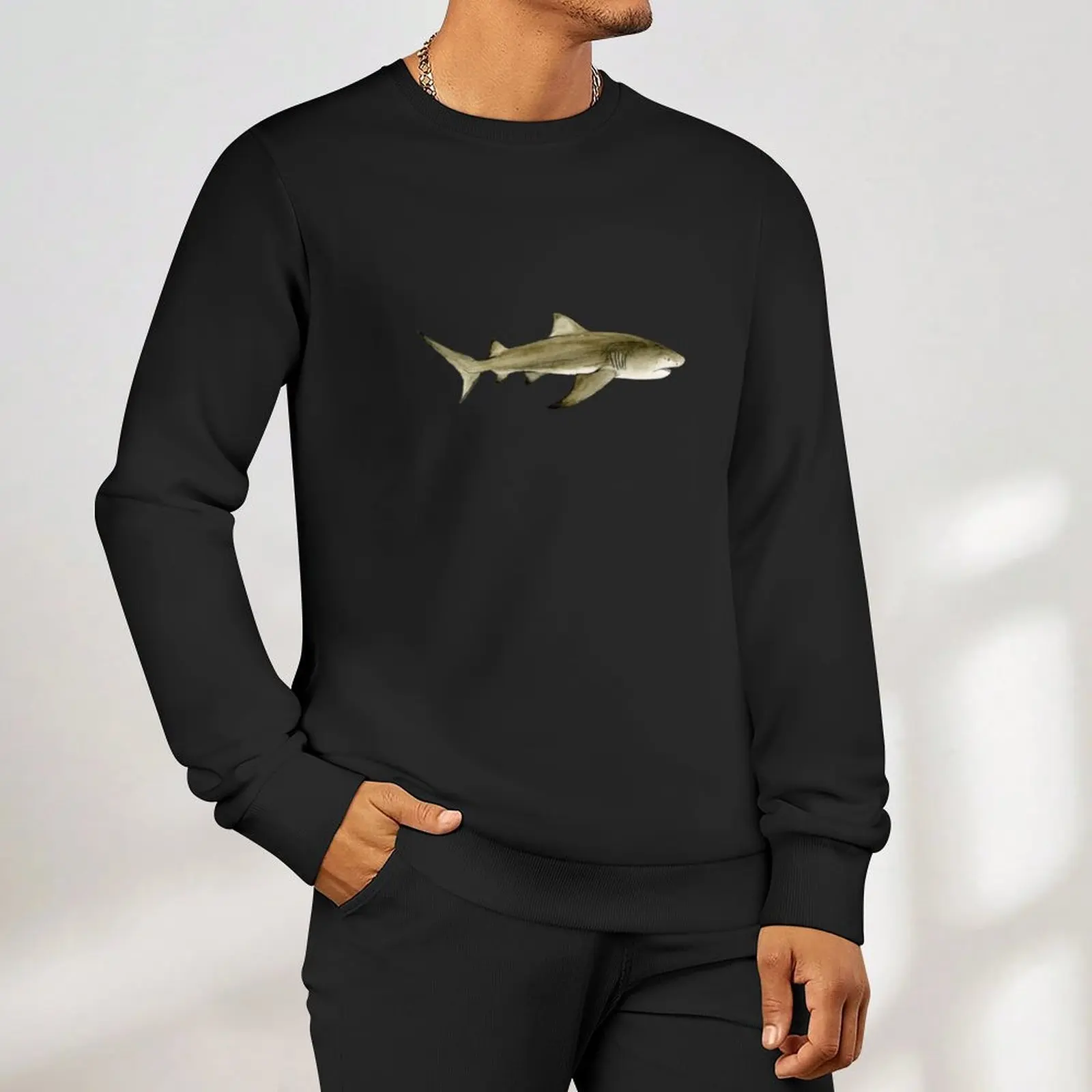 بلوزة LEMON SHARK-Negaprion brevirostris بلوزة ملابس أنيمي بدلة رياضية للرجال ملابس جمالية بقلنسوة