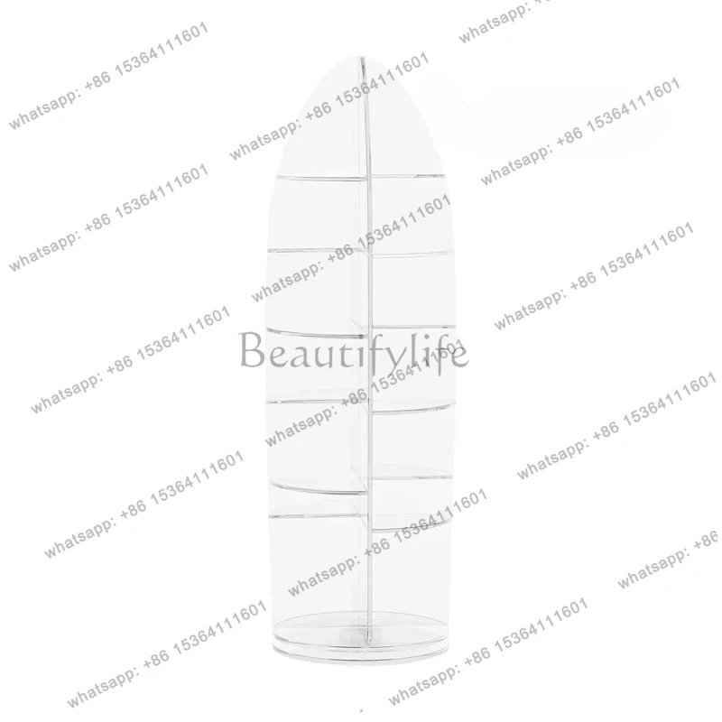 

Acrylic rotating bookshelf modern simple home living room floor shelf creative storage decoration home