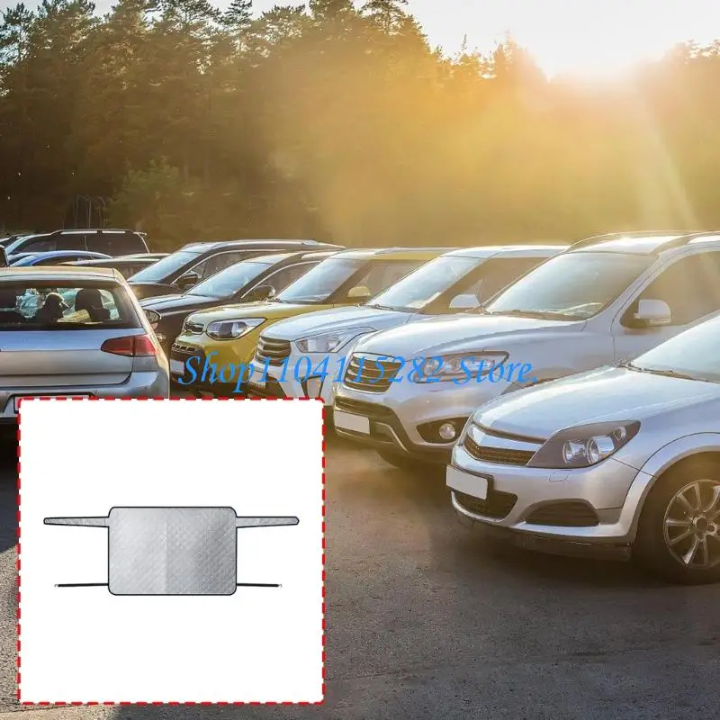  Worldwide Rear Windshield Sunshade Compatible for Automobiles SUVs and Trucks Offering Comprehensive Defense