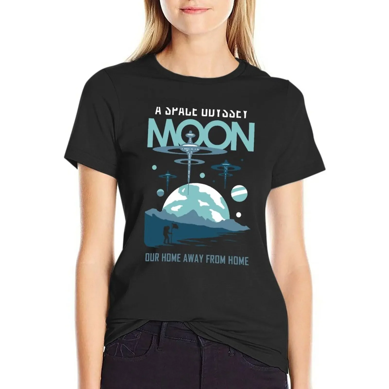 

Space Odyssey T-Shirt graphics customizeds female oversized workout shirts for Women