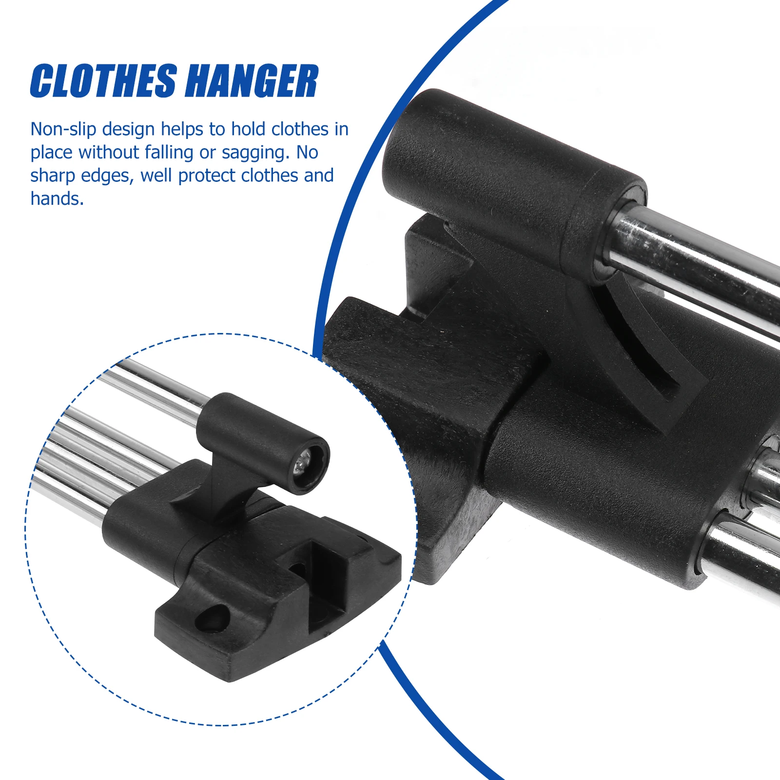 

Telescopic Hanger Closet Rod Top Loading Wardrobe Clothes Coat Racks Retractable