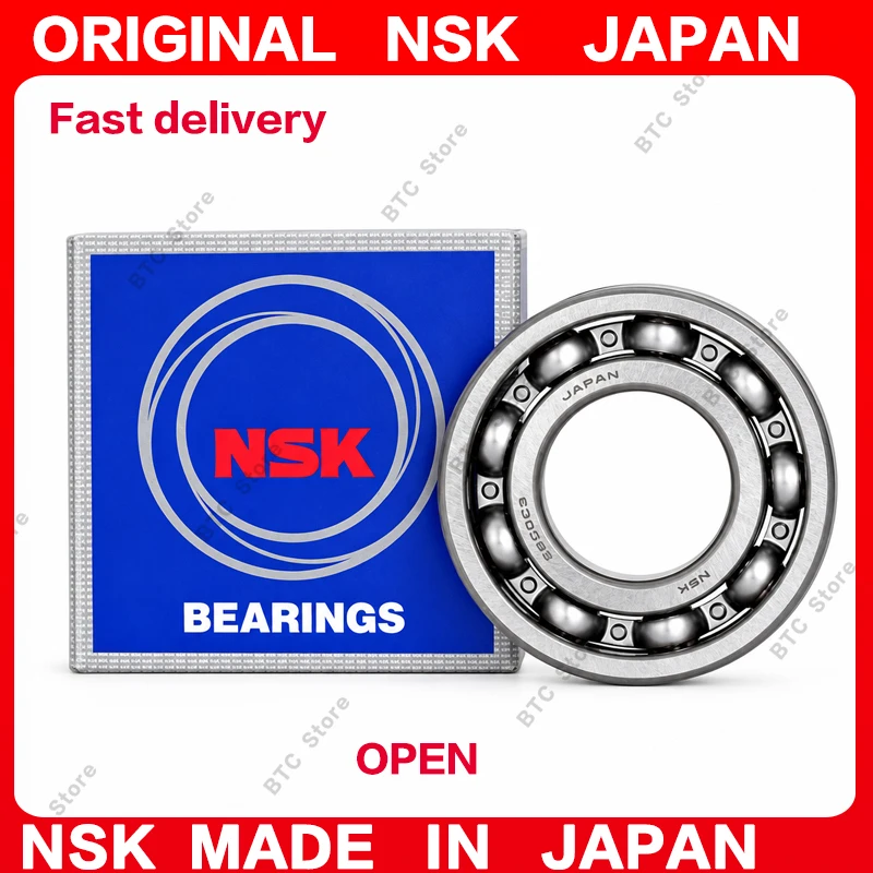 2pcs Japan NSK Bearing 6210 6210ZZ 6210-2RS 50*90*20mm Precision deep groove ball bearings 3