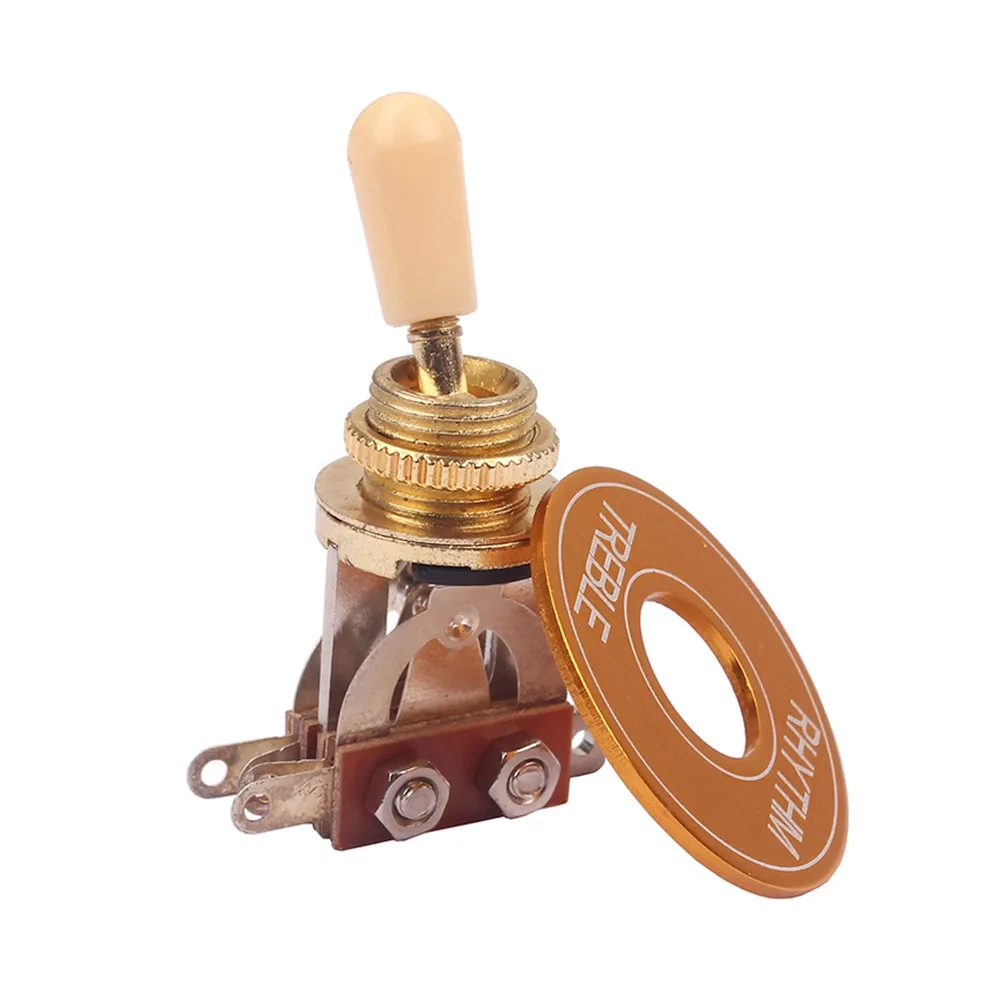 

Трехпозиционный переключатель с кольцевой пластиной для замены звукоснимателей электрогитары, совместим с моделями