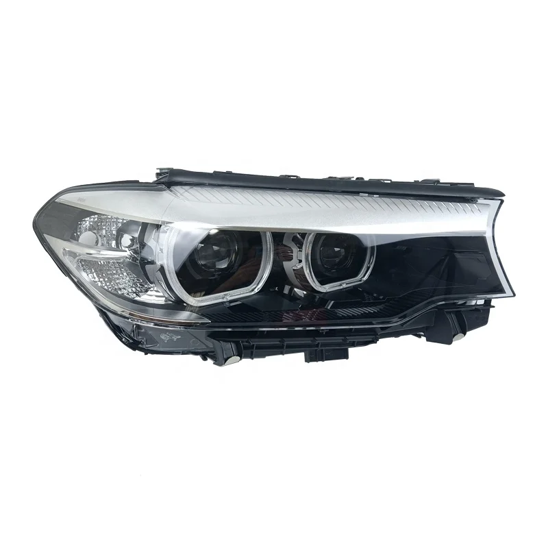 High Quality 63117458884 LED Angel Eyes Headlamp Front Head Lights For BMW 5 Series G38 Car Accessories Right