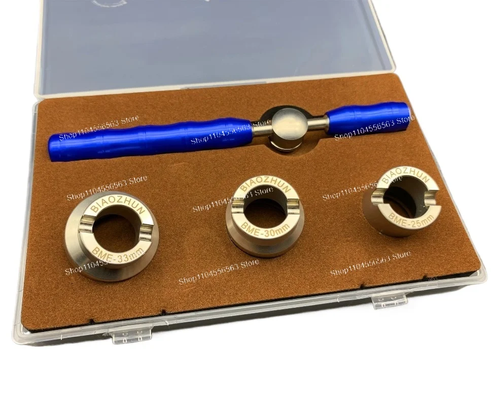 ​​Waterproof High-Pressure Watch Case Opener, 3-Die Set with Remover/Closer Tool for Professional Watchmaker Repair Kits​​