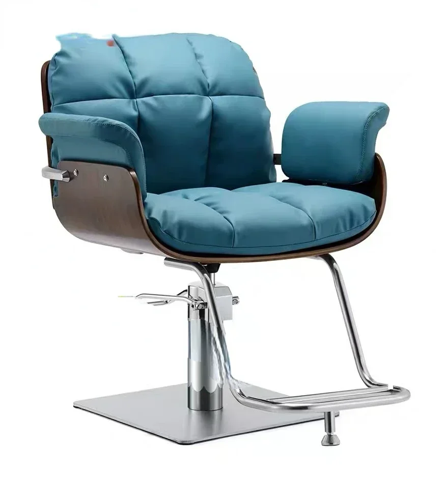 Sell like hot cakes Chair golden leg Hair Salon Dedicated Barber Chair Beauty Salon Stool American Style Trend Lifting Chair