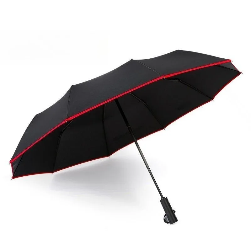 Suitable for Mercedes-Benz AMG Umbrella 10 Bone Fully Automatic Short Handle Sun Protection Business Advertising Umbrella