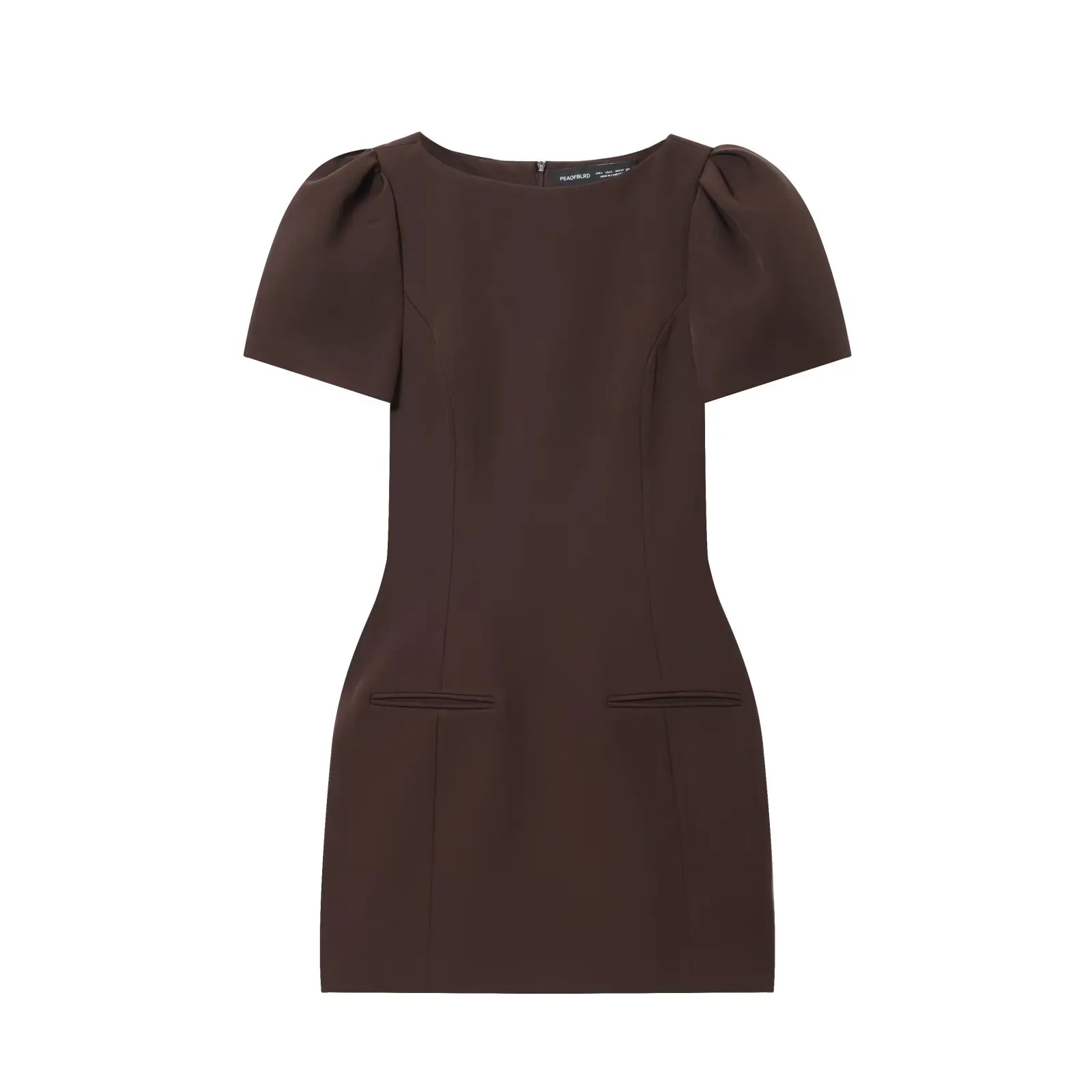 กระโปรงทรงตรงเอวสูง ดีไซน์แฟชั่นสำหรับผู้หญิง คอลเลคชั่นใหม่ฤดูใบไม้ร่วง รุ่น Ele ort Pleated Dr  ใส่สบายๆ