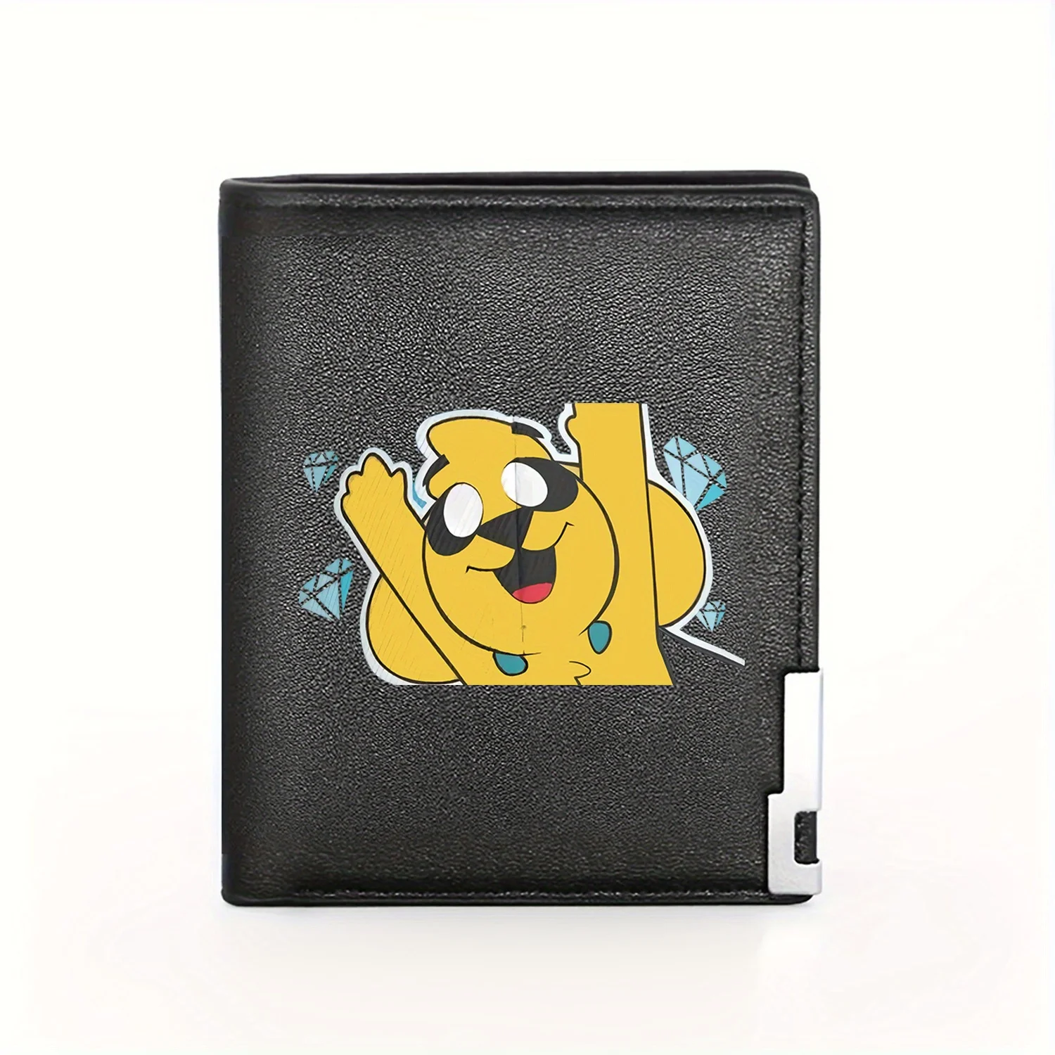 Happy Dog Cartoon Graphic Wallet Design Business Mens Casual Elegant Simple Practical Quality Wallet Stylish Printing Creative C