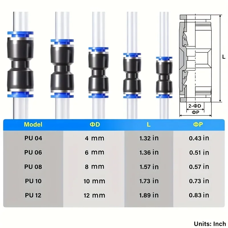 Quick Connect Fittings Kit] 80pcs Metal Quick Connect Air Hose Fittings Kit - Leak-Resistant, Universal Thread, Easy Installatio