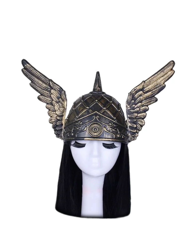 Eagle Winged Hat Angel Knight Hat Party Performance Supplies Spartan Props Viking Helmet