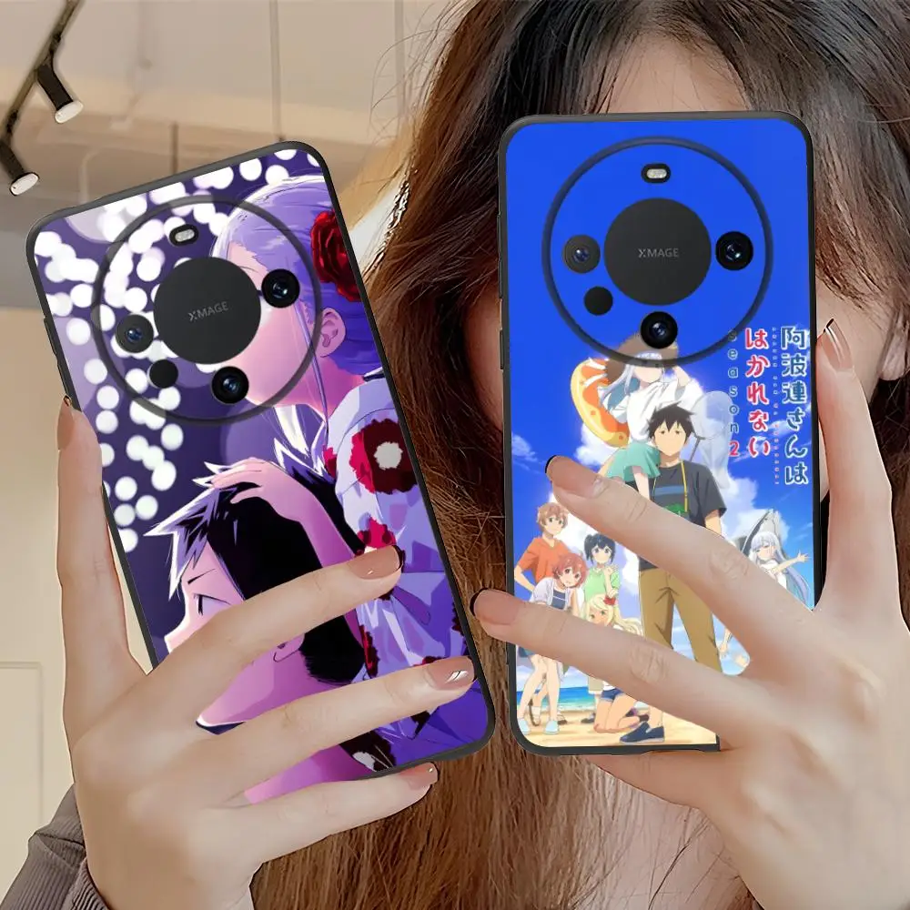 حافظة لهاتف هواوي ميت 60 50 40 30 20 10 برو بلس لايت E 5G غطاء حماية مطبوع ملون جميل #1