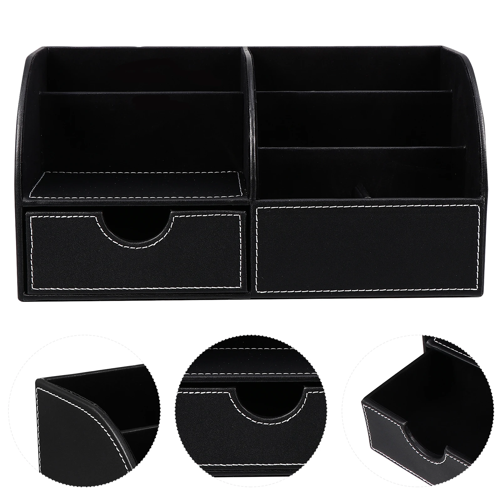 

PU Pen Holder Stationery ganizer Desk Accessory School Office Supplies Storage Container Fine Workmanship