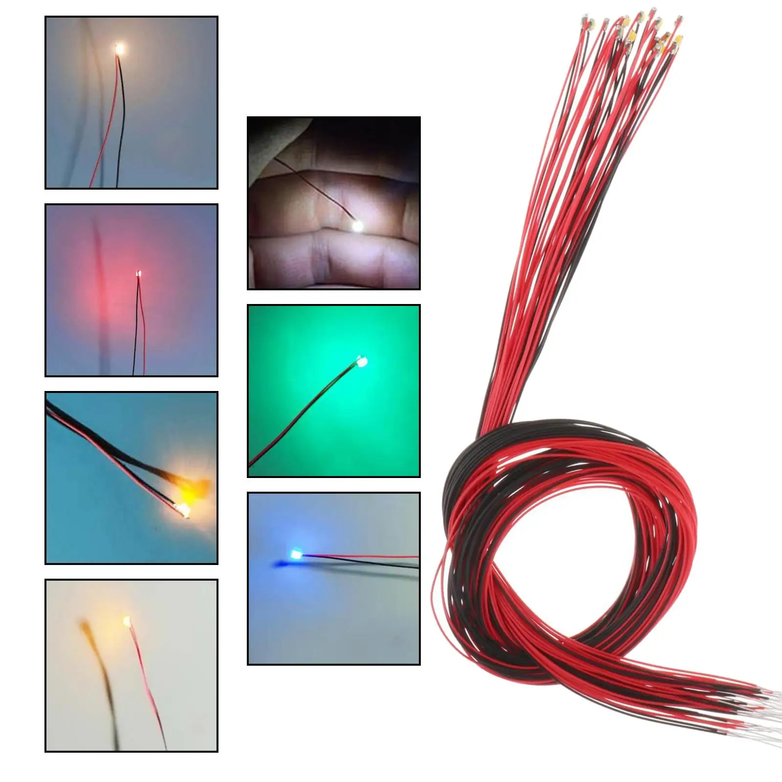DIY Railway Model Street Landscape Layout Accs LED Micro Grass Light Sand Table Scene Lawn Lamp