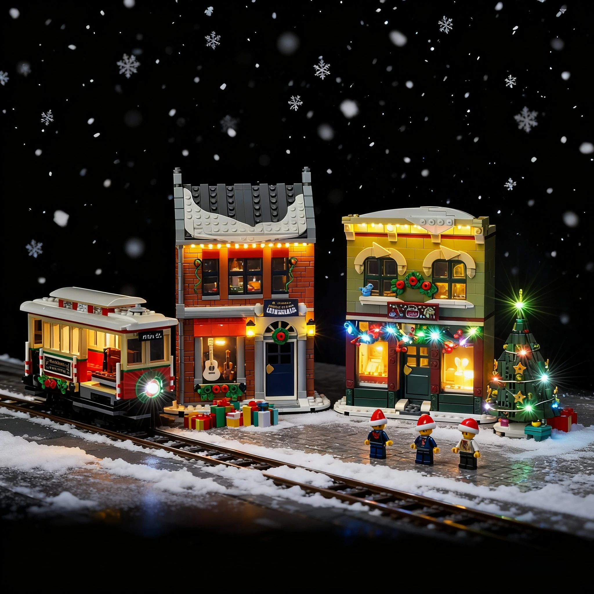 

LED Light For LEGO 10308 Holiday Main Street Christmas Gift Decorative Lamp With Battery Box (Not Include Building Blocks ）
