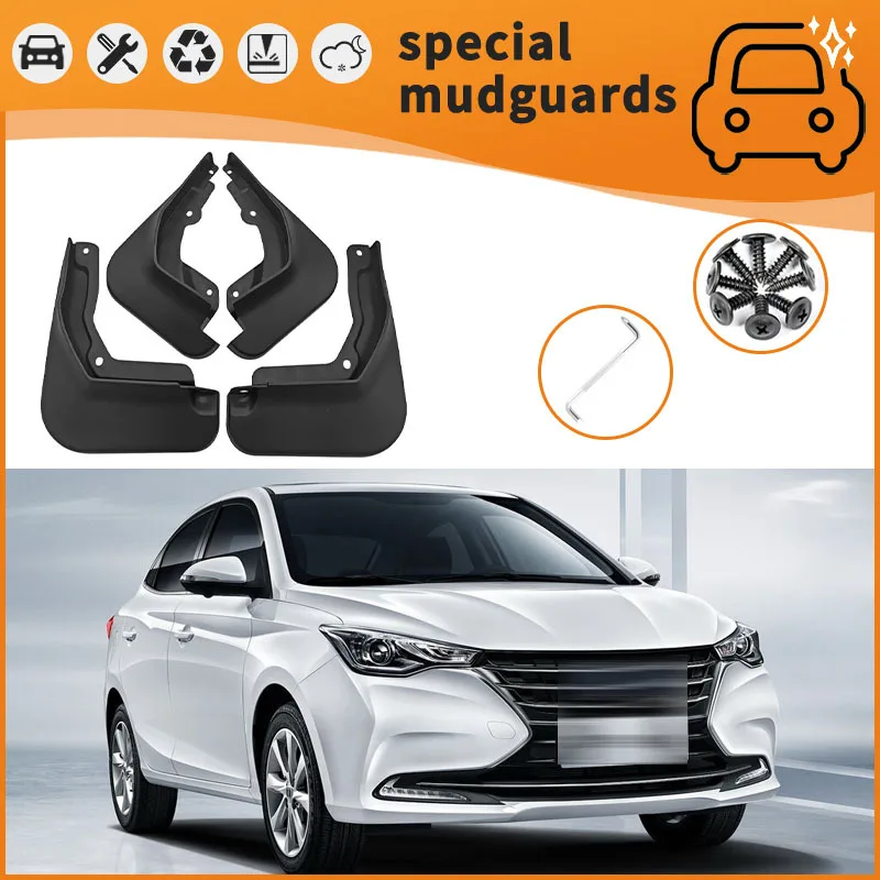 

For Changan ALSVIN YUEXIANG 18-22 models Mudguards Fender Mudflaps Front Rear Flares Splash Guards Cover Car Accessorie