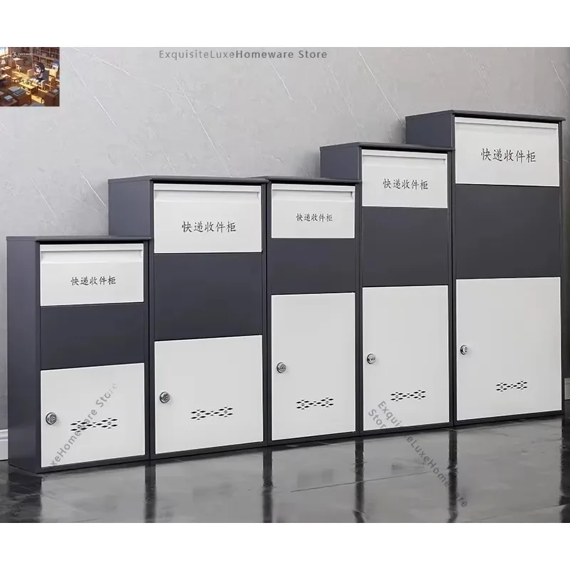 Home door express delivery cabinet Personal mailbox Outdoor express storage cabinet Anti-theft express temporary storage cabinet