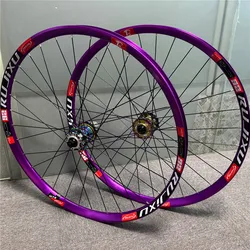 RUJIXU outer width 35mm inner width 30mm.32H high strength mountain bike wheelset 26 27.5 29 disc brake wheel set