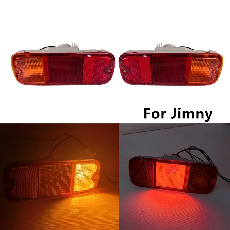 For Suzuki Jimny 2006-2012 2013 2014 2015 2016 Car Rear Bumper Brake Light Tail Turn Signal Reflector Lamp