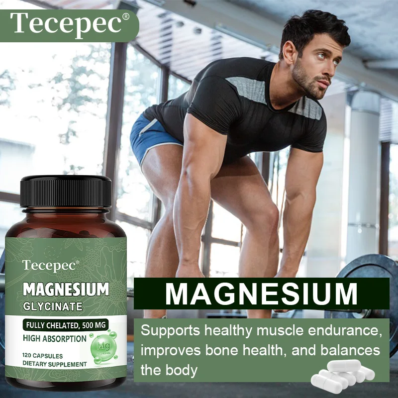 

Хелатный глицинат магния, высокая усвояемость, способствует улучшению сна, расслаблению, снятию мышечных спазмов, поддерживает здоровье сердца, нервов и костей.