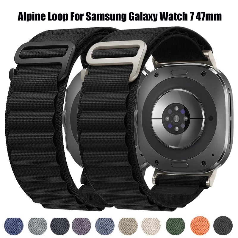 

Official-website For Samsung Galaxy Watch Ultra 47mm G-HOOK Bracelet Sport Strap For Galaxy Watch Ultra (LTE, 47mm) Alpine Loop