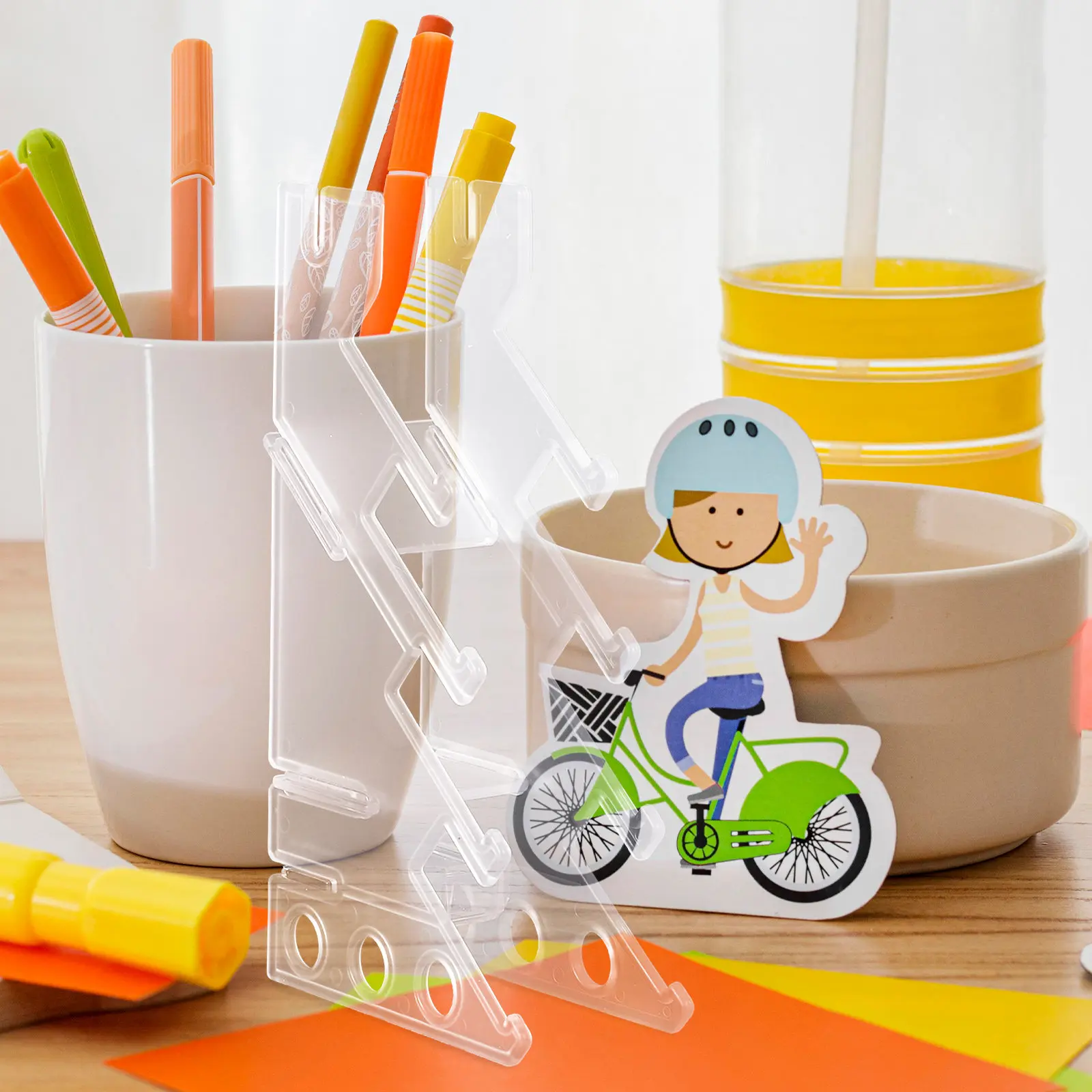Plastic Finger Skateboard Storage Rack Clear Transparent Display Stand Organizing Mini Skateboards Neat Arrangement Space Saving