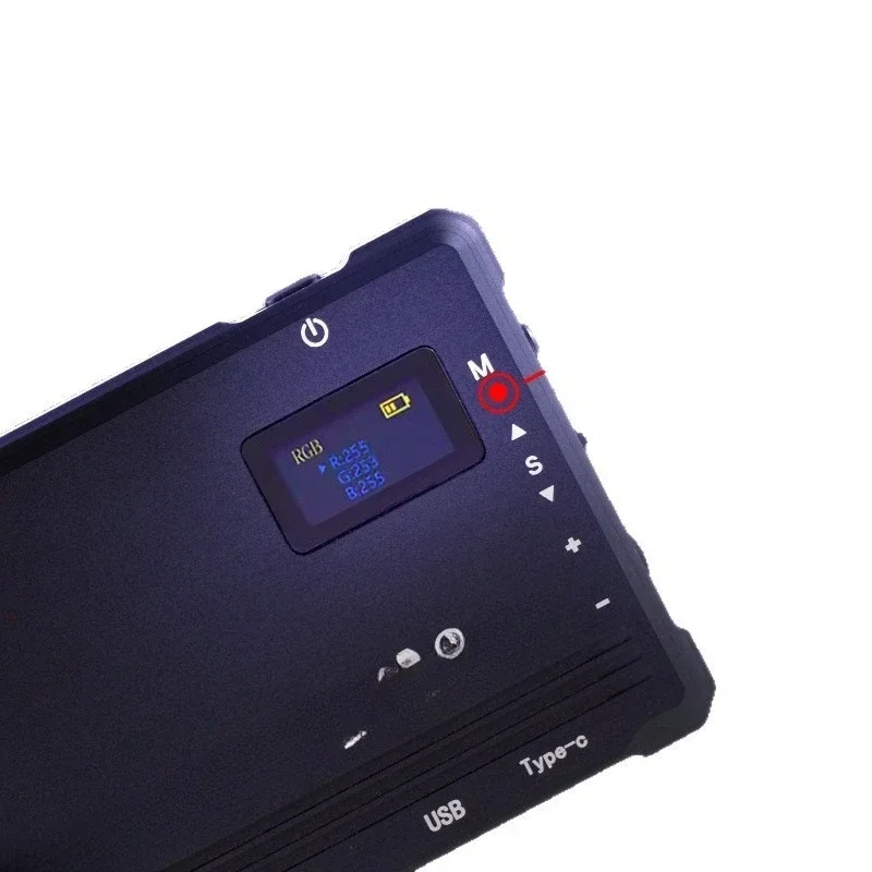 Full color RGB fill light handheld LED portable pocket light new personal photography lighting