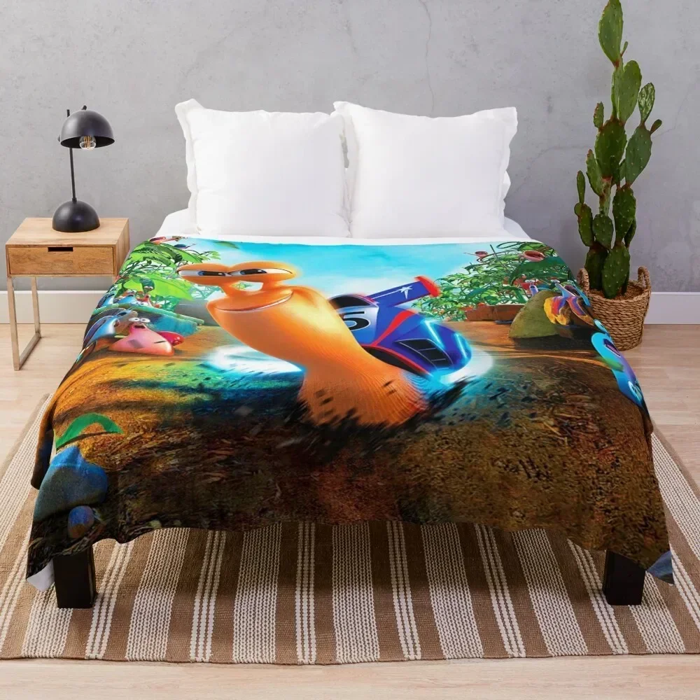 turbo animation characters turbo vs child Throw Blanket Cozy Throw Blanket Birthday Gift for Him Her