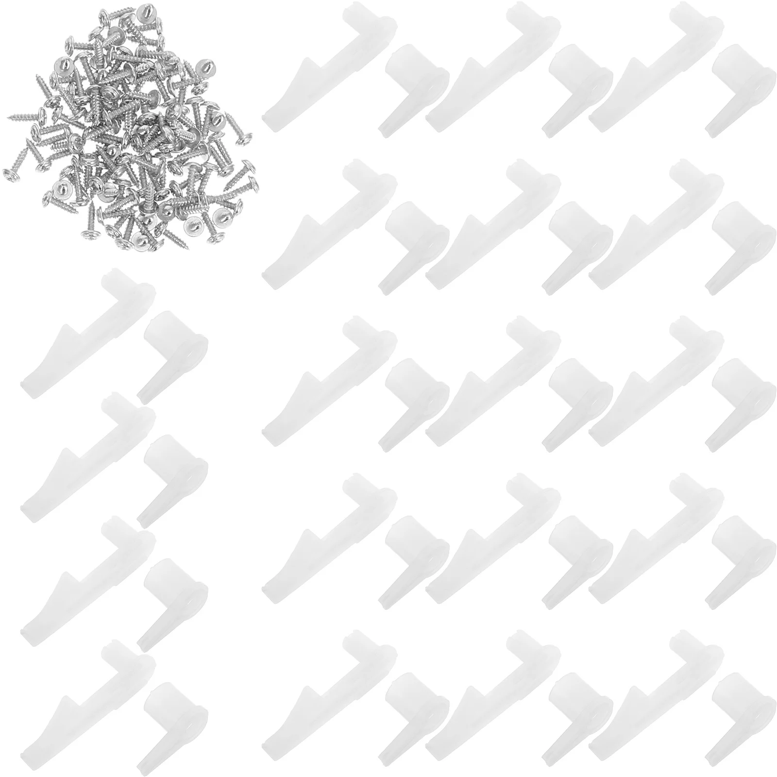 

100Sets Plastic Lampshade Buckles Ceiling Light Clips Easy Install Durable Ceiling Lamp Shade Fixing Clips Replacement