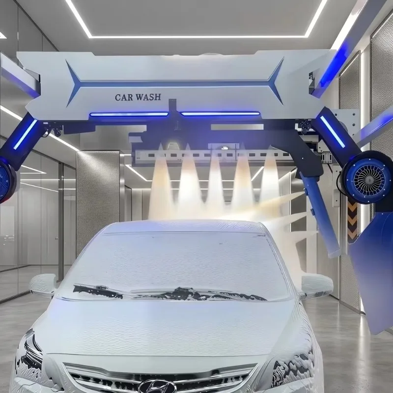 Smart 3D Scanning 360 Degree Touchless Car Wash Machine Fully Automatic Vehicle Wash Equipment with CE